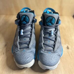 Nike Air Jordan 6 Rings Elephant Gray Blue